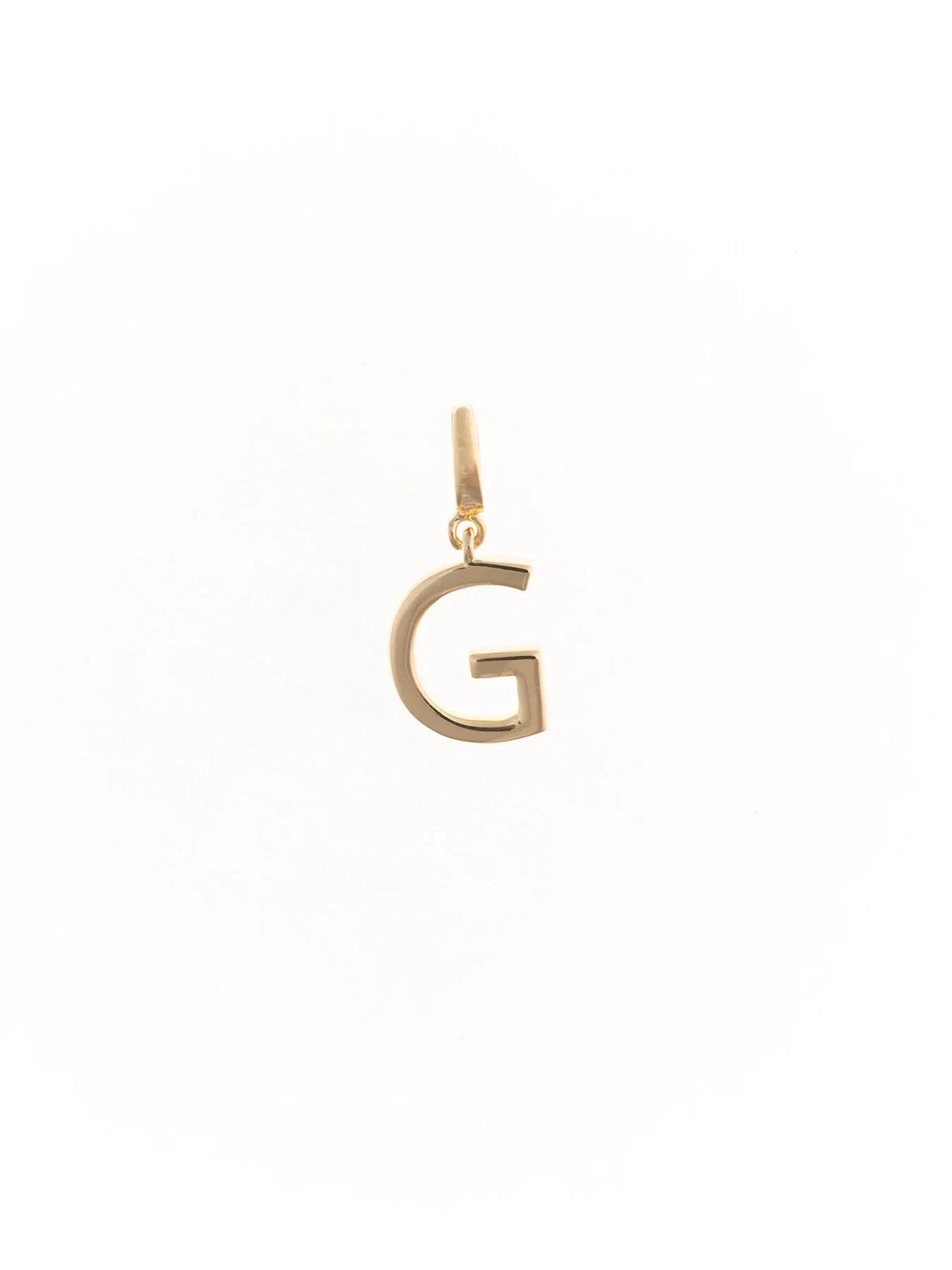 Tia Gold Initial Charm Necklace Charm Michelle McDowell G 