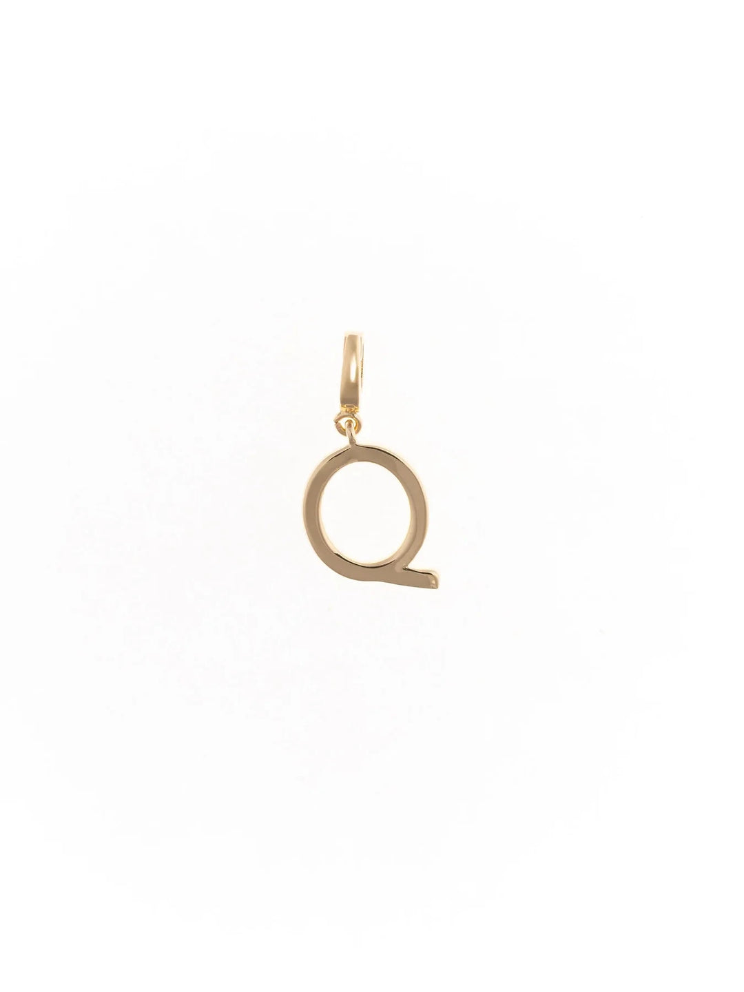 Tia Gold Initial Charm Necklace Charm Michelle McDowell Q 