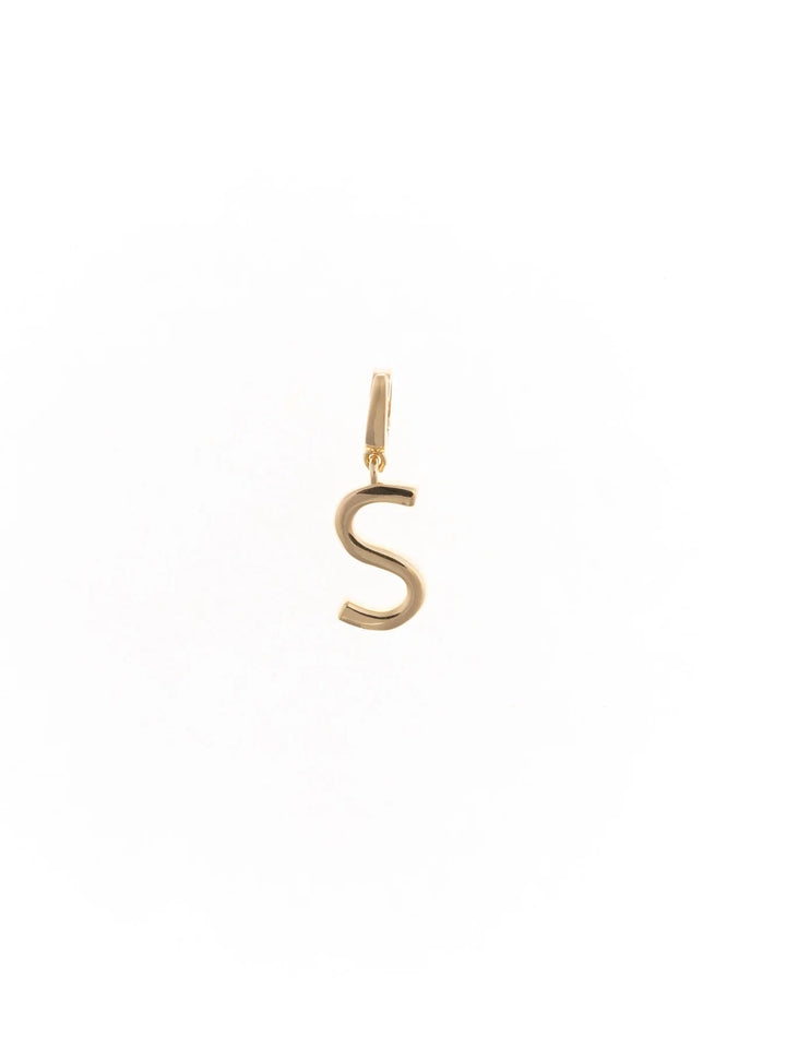 Tia Gold Initial Charm Necklace Charm Michelle McDowell S 