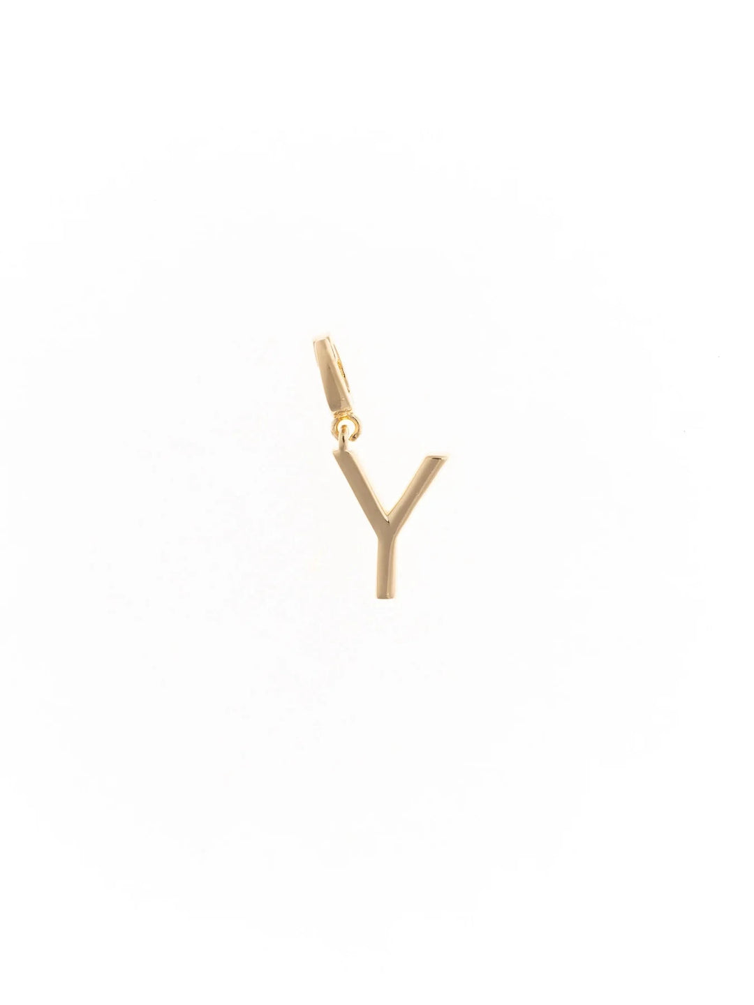 Tia Gold Initial Charm Necklace Charm Michelle McDowell Y 