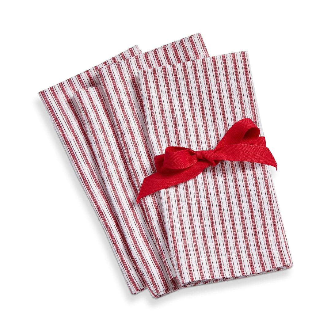 Ticking Stripe Napkin - Set of 4 Dinner Napkins Tag True Living 