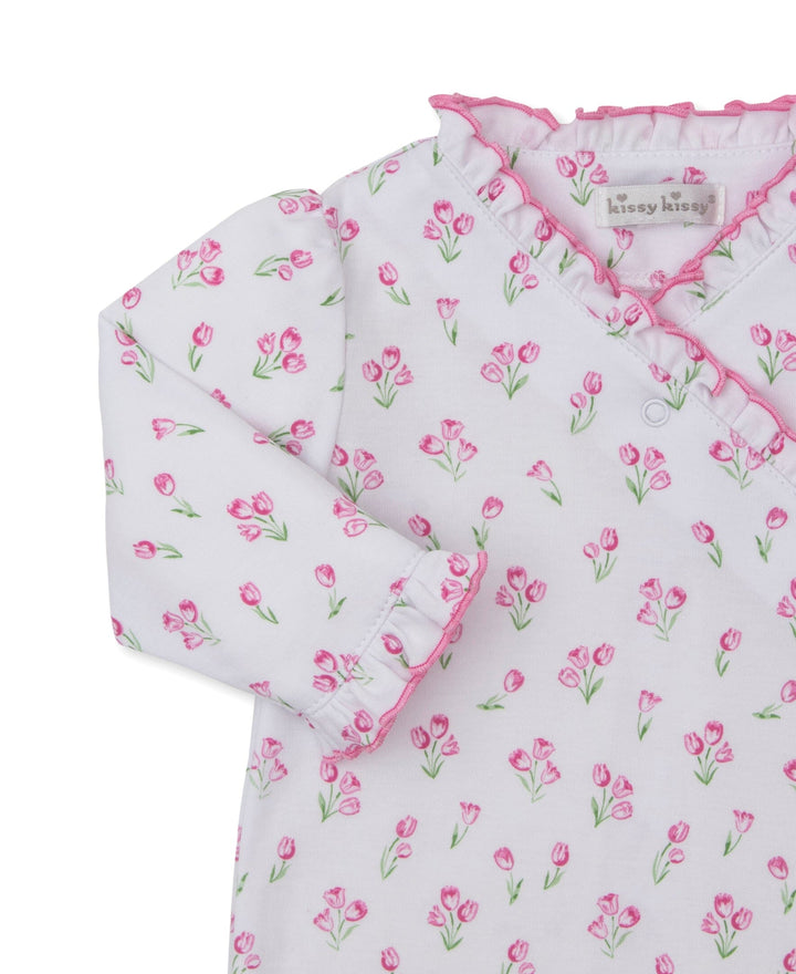 Timeless Tulips Footie Girl Footie Kissy Kissy 