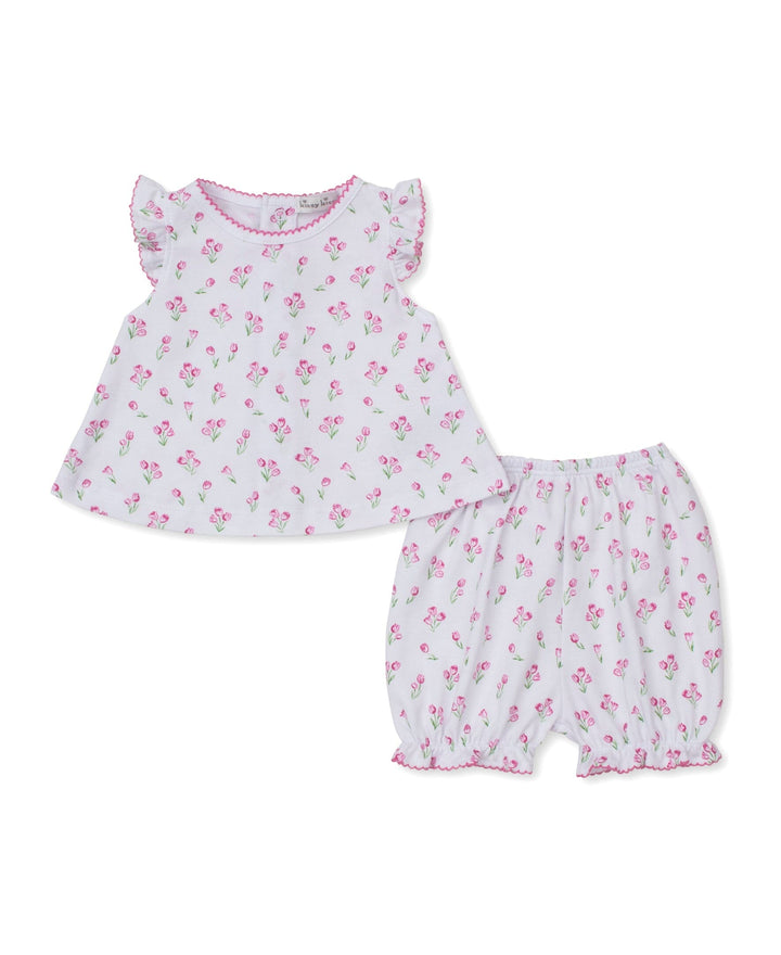 Timeless Tulips Sunsuit Set Girl Bloomer Set Kissy Kissy 