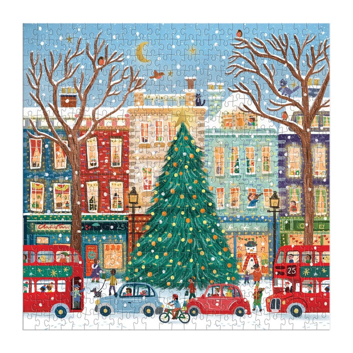 Tinsel City 500 Piece Foil Puzzle Puzzle Chronicle Books 