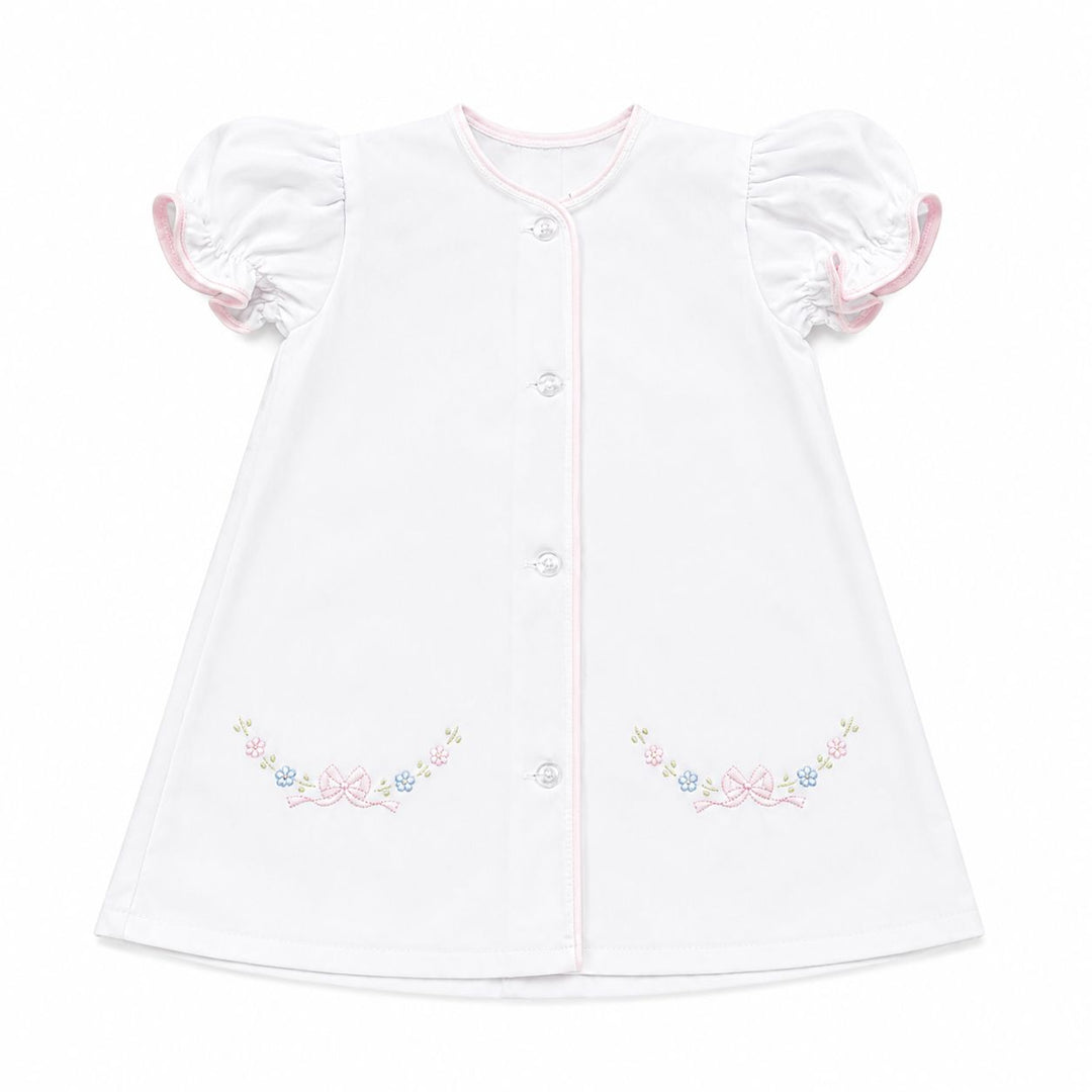 Tiny Bows Embroidery Day Gown Daygown Auraluz 