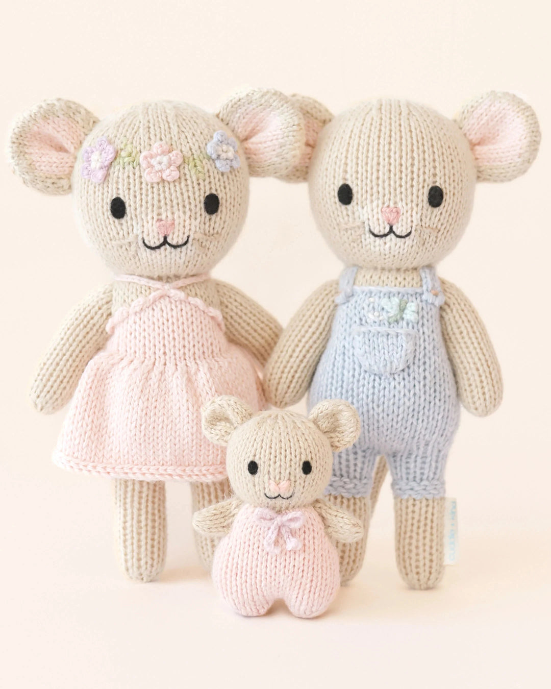 Tiny Emma the Mouse Plush Toy Cuddle + Kind 