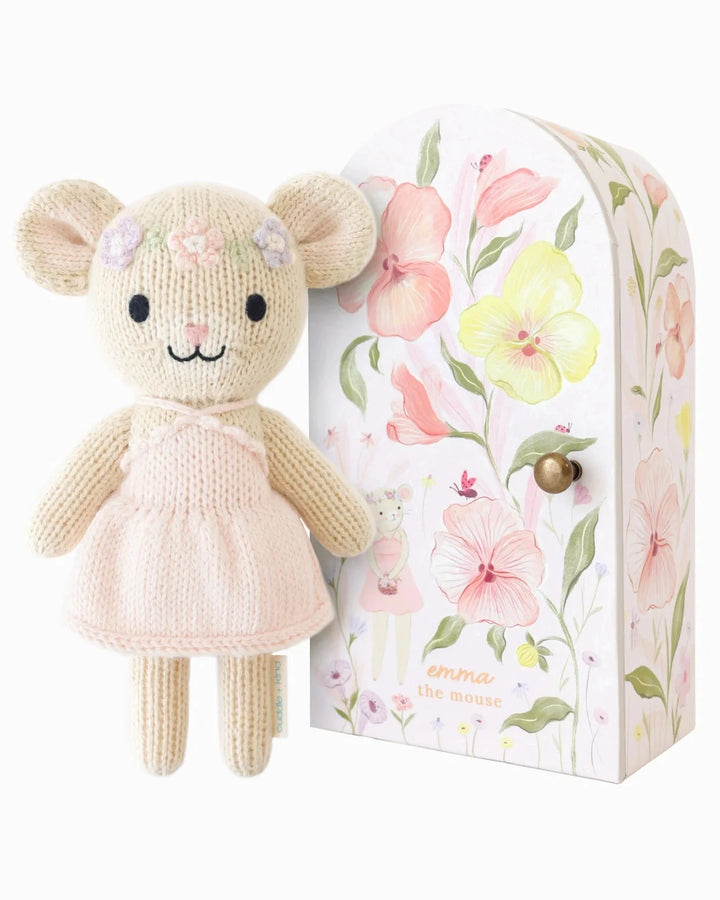 Tiny Emma the Mouse Plush Toy Cuddle + Kind 