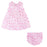 Tiny Flowers Pink Dress with Bloomers Girl Dress Baby Club Chic 