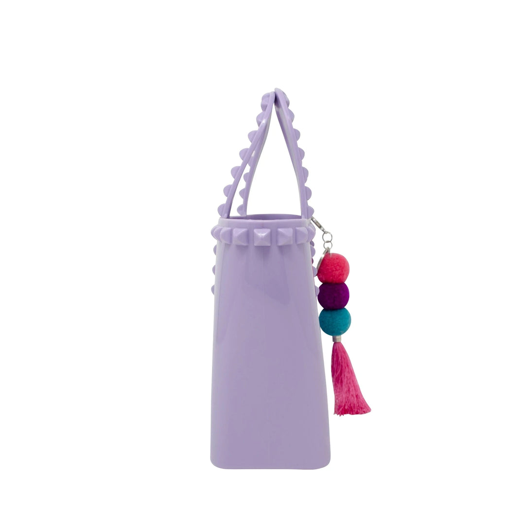 Tiny Jelly Tote Bag- Lavender Girl Purse Tiny Treats and Zomi Gems 