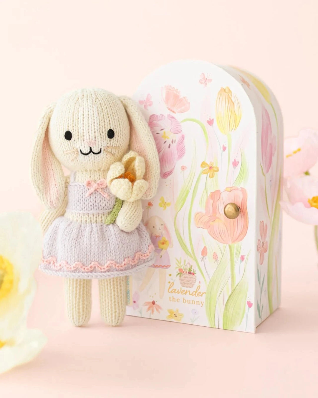 Tiny Lavender the Bunny Plush Toy Cuddle + Kind 