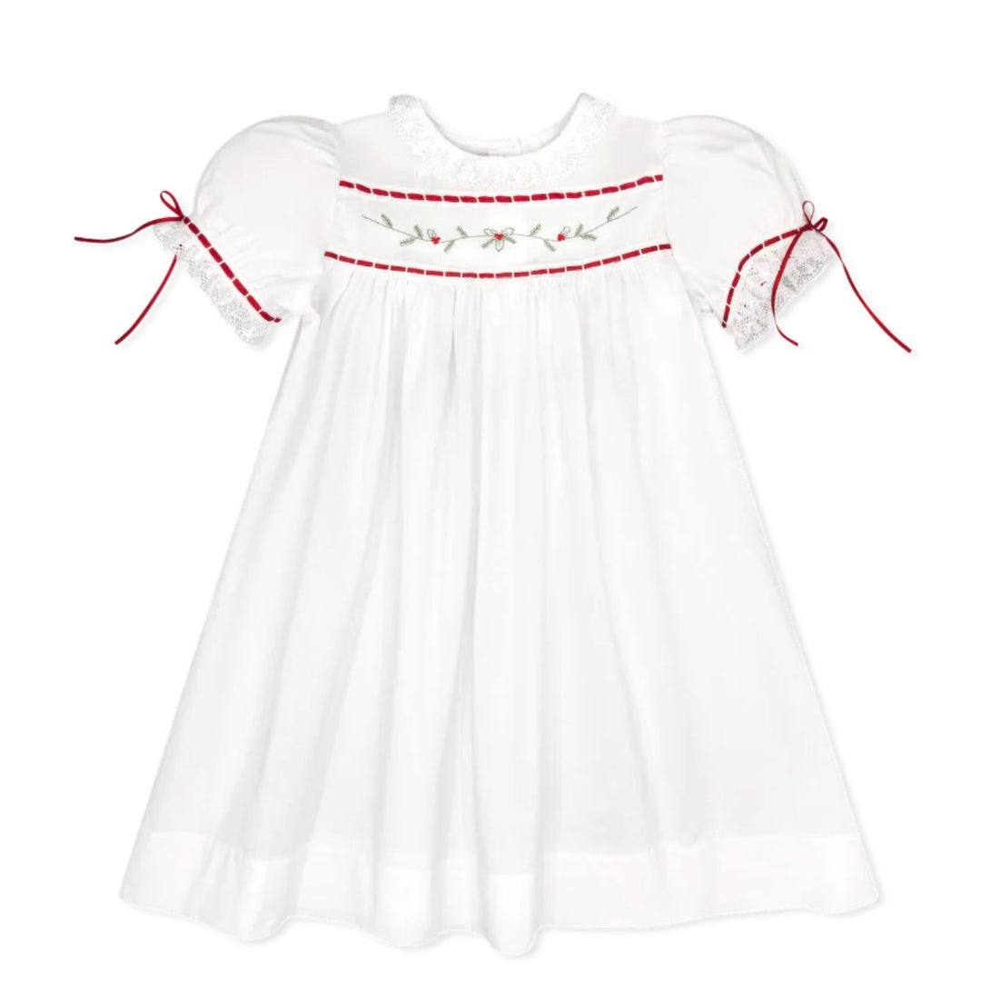 Tiny Town Dress - Winslow White Batiste Holly Girl Dress Lullaby Set 
