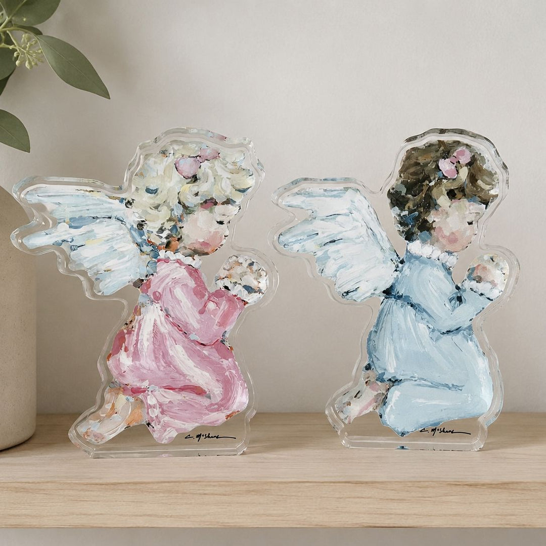 Tiny Wings Acrylic Girl Angels - Small Home Decor Chelsea McShane 