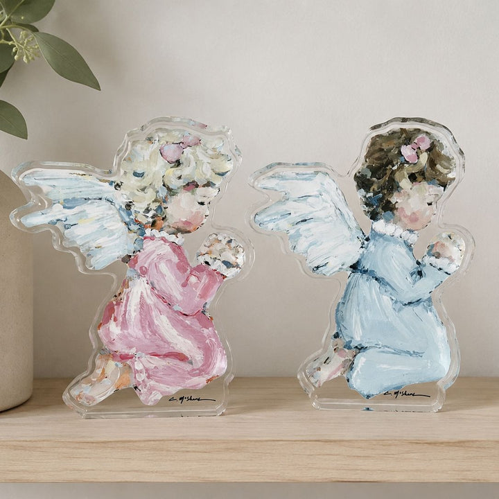 Tiny Wings Acrylic Girl Angels - Small Home Decor Chelsea McShane 