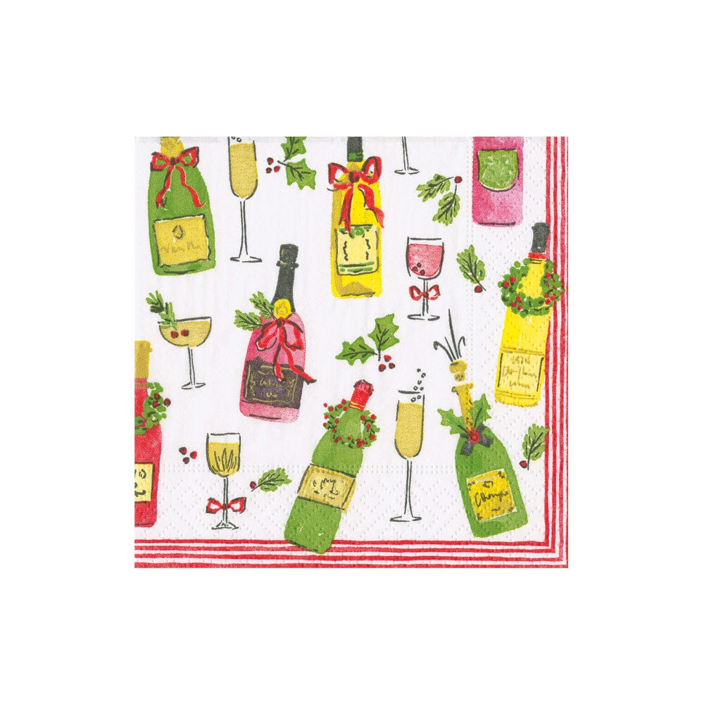 Tipsy And Toasty Cocktail Napkins Cocktail Napkins Caspari 