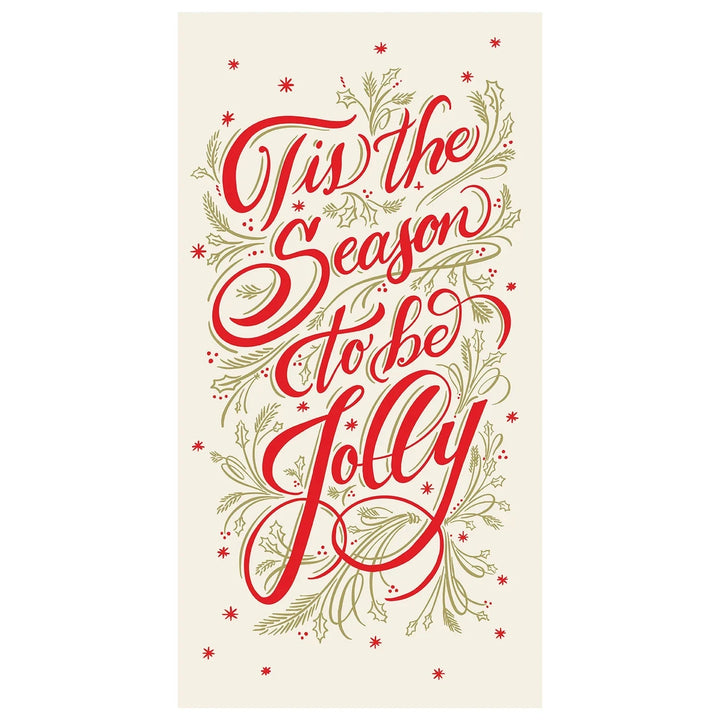 'Tis the Season Guest Napkins Guest Towels Hester and Cook 