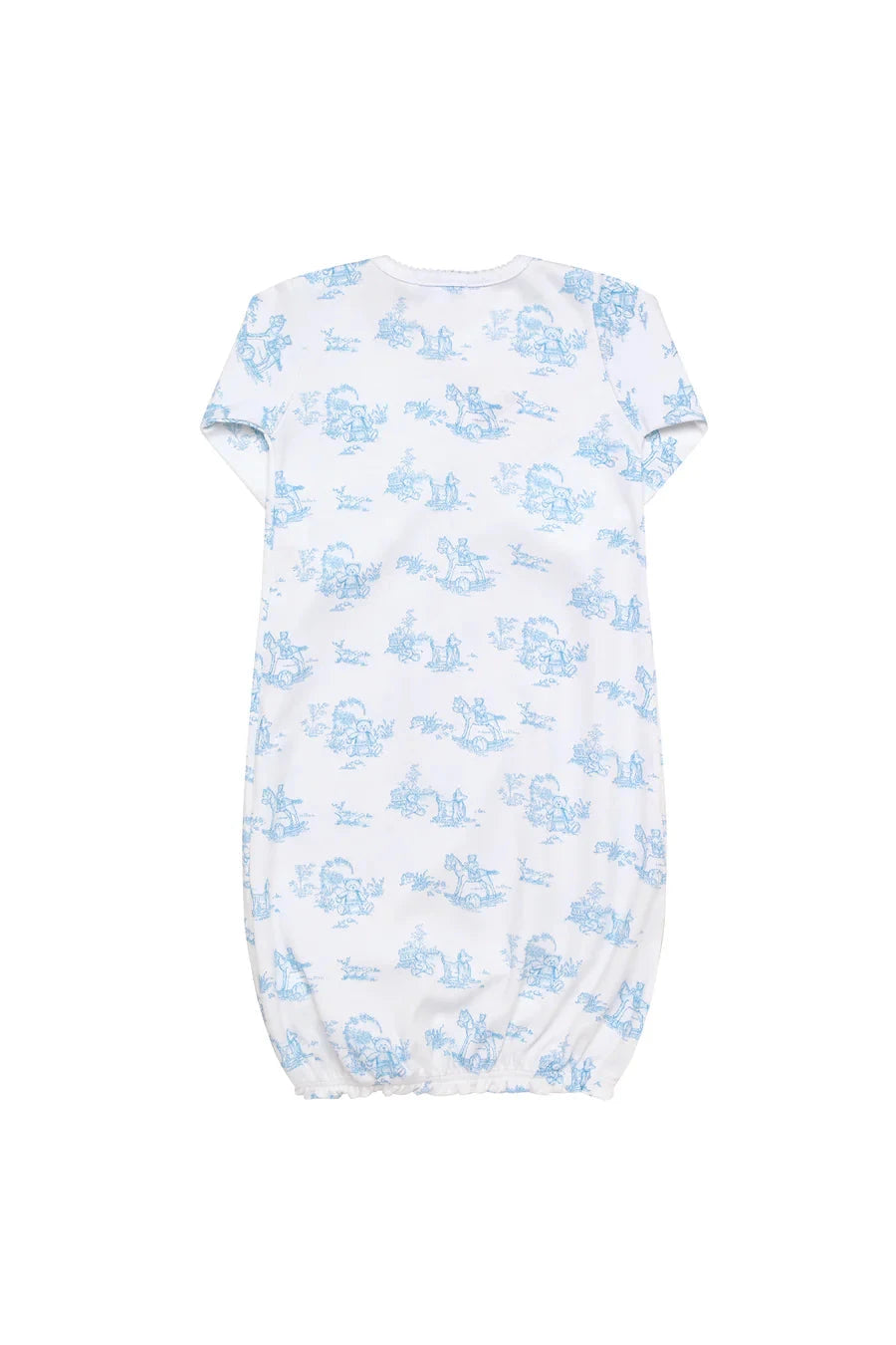 Toile Baby Gown - Blue Baby Gown Nella Pima 