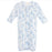 Toile De Jouy - Blue Printed Conv. Gown Boy Converter Gown Baby Club Chic 