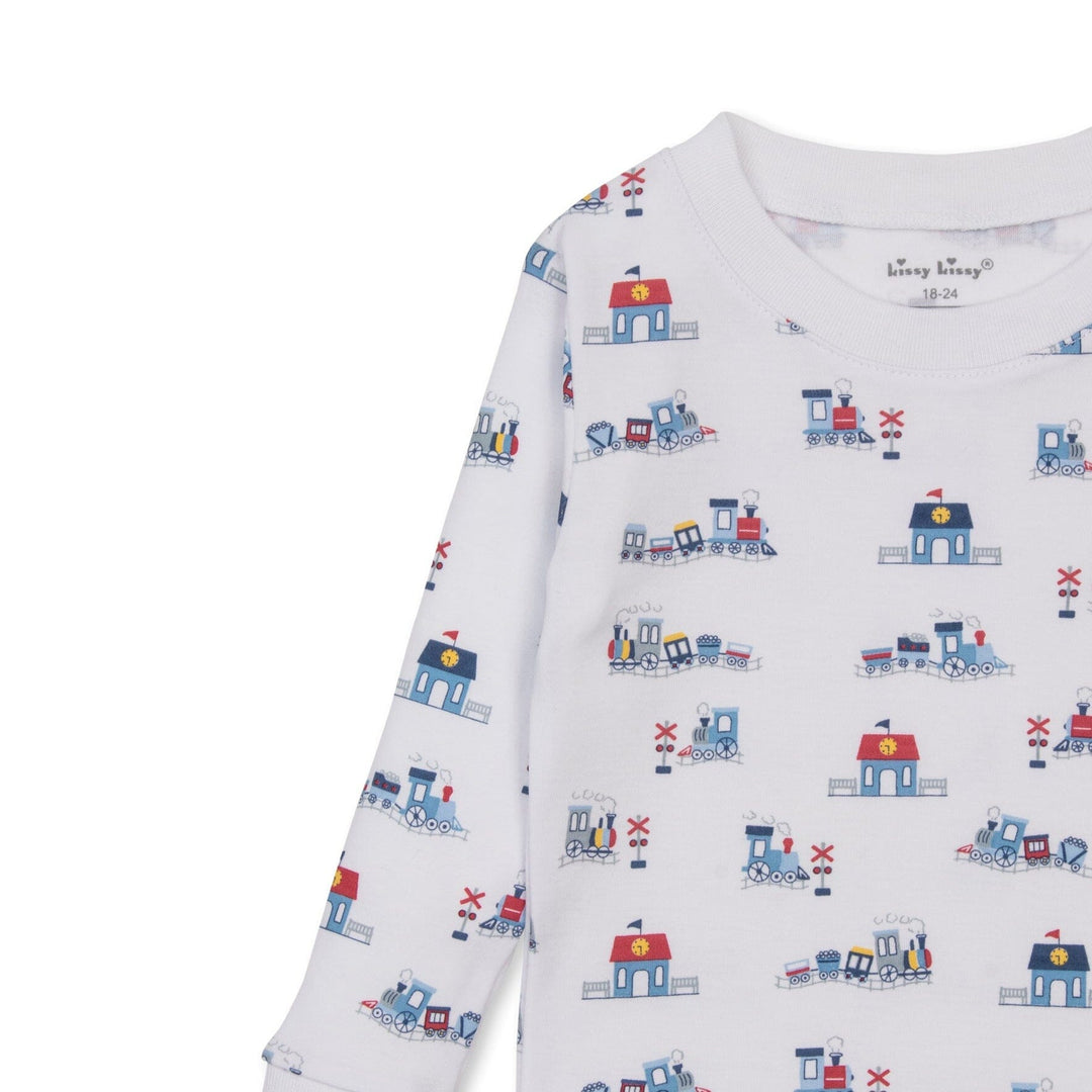 Toot Toot Pajama Set Boy Pajamas Kissy Kissy 