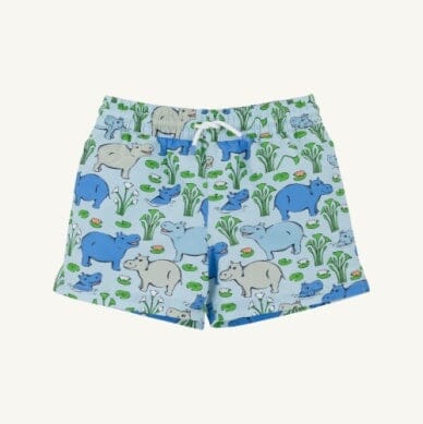 Tortola Swim Trunks - Bal Harbor Hippo Boy Bathing Suit Beaufort Bonnet 