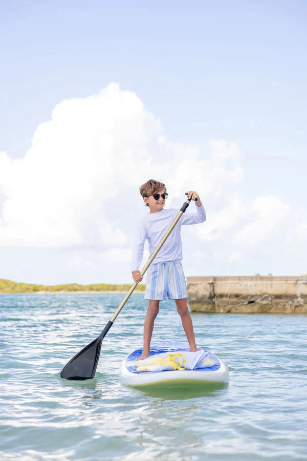 Tortola Swim Trunks - Sobro Stripe Boy Bathing Suit Beaufort Bonnet 