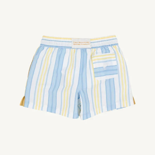 Tortola Swim Trunks - Sobro Stripe Boy Bathing Suit Beaufort Bonnet 