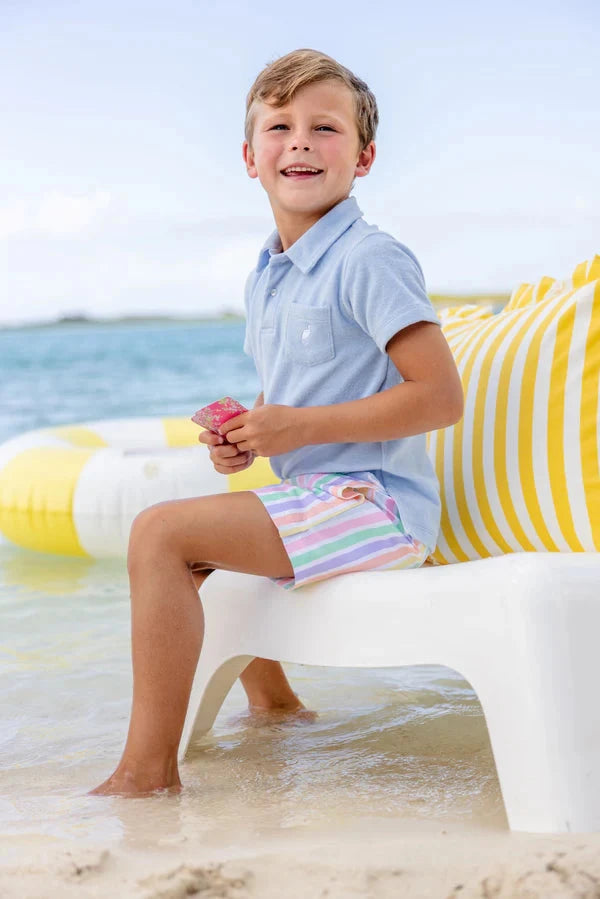 Tortola Swim Trunks - Southampton Stripe Boy Bathing Suit Beaufort Bonnet 