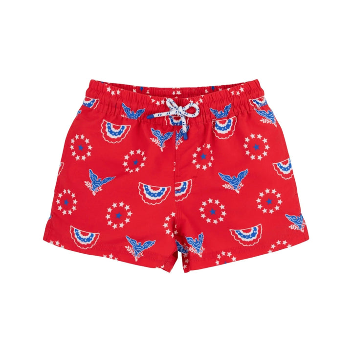 Tortola Swim Trunks - Star Spangled Swag Boy Bathing Suit Beaufort Bonnet 