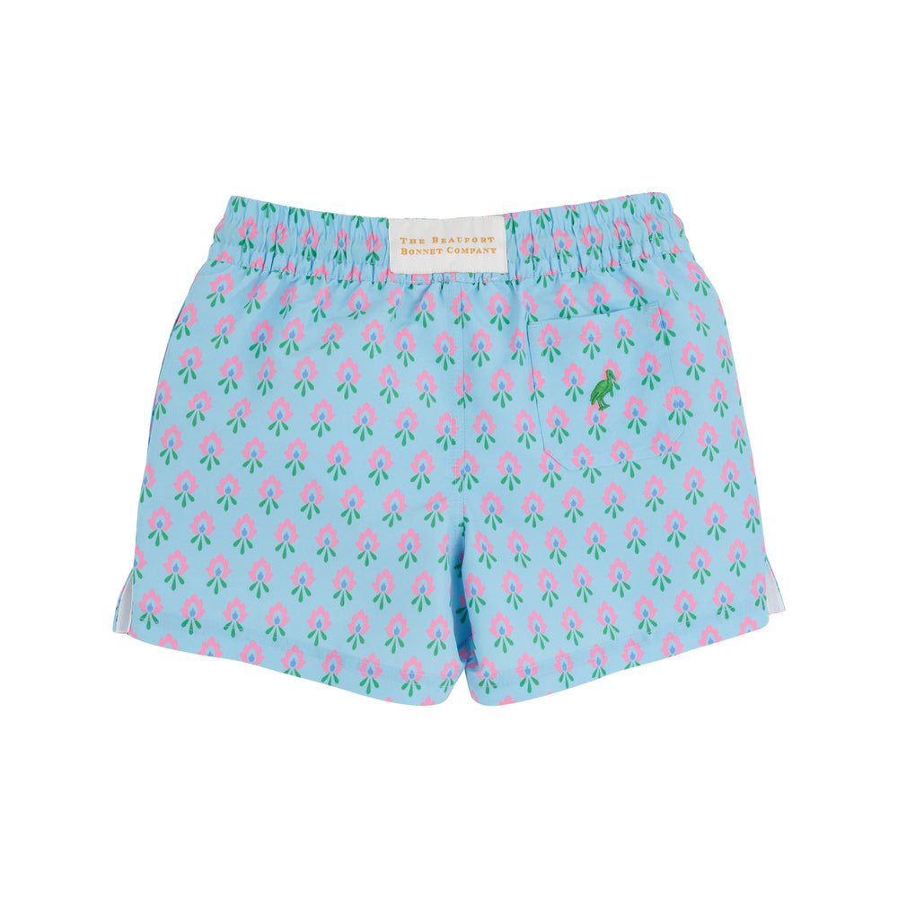 Tortola Trunks - Holly Hills Hand Block Boy Bathing Suit Beaufort Bonnet 