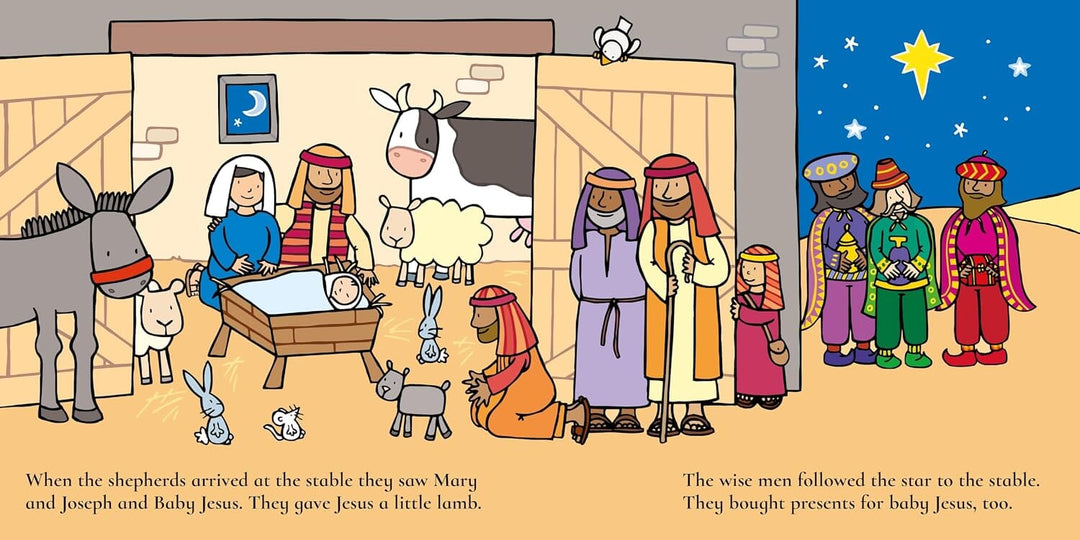 Touchy-feely Book - The Nativity Book Harper Collins 
