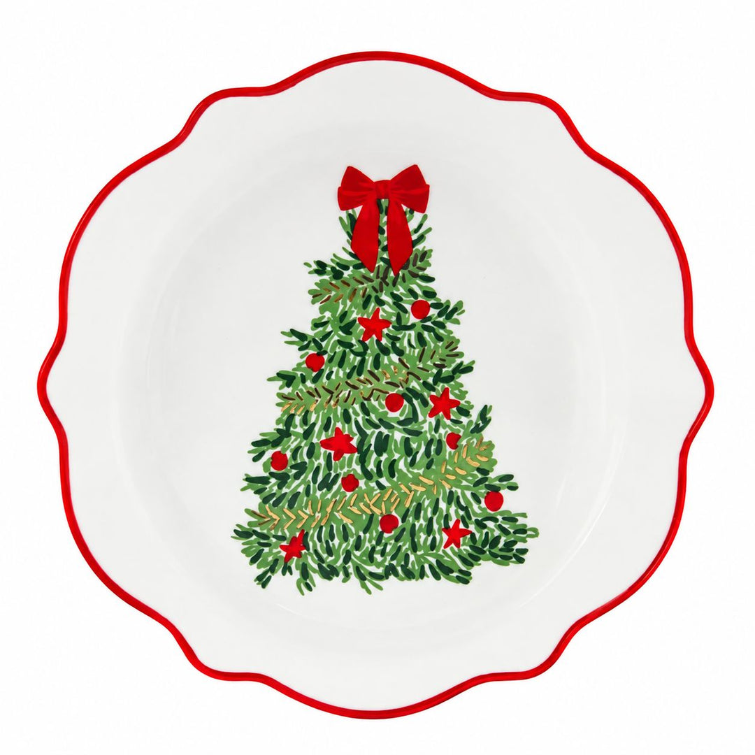Traditional Tree Appetizer Plate Serving Plate Mary Square 