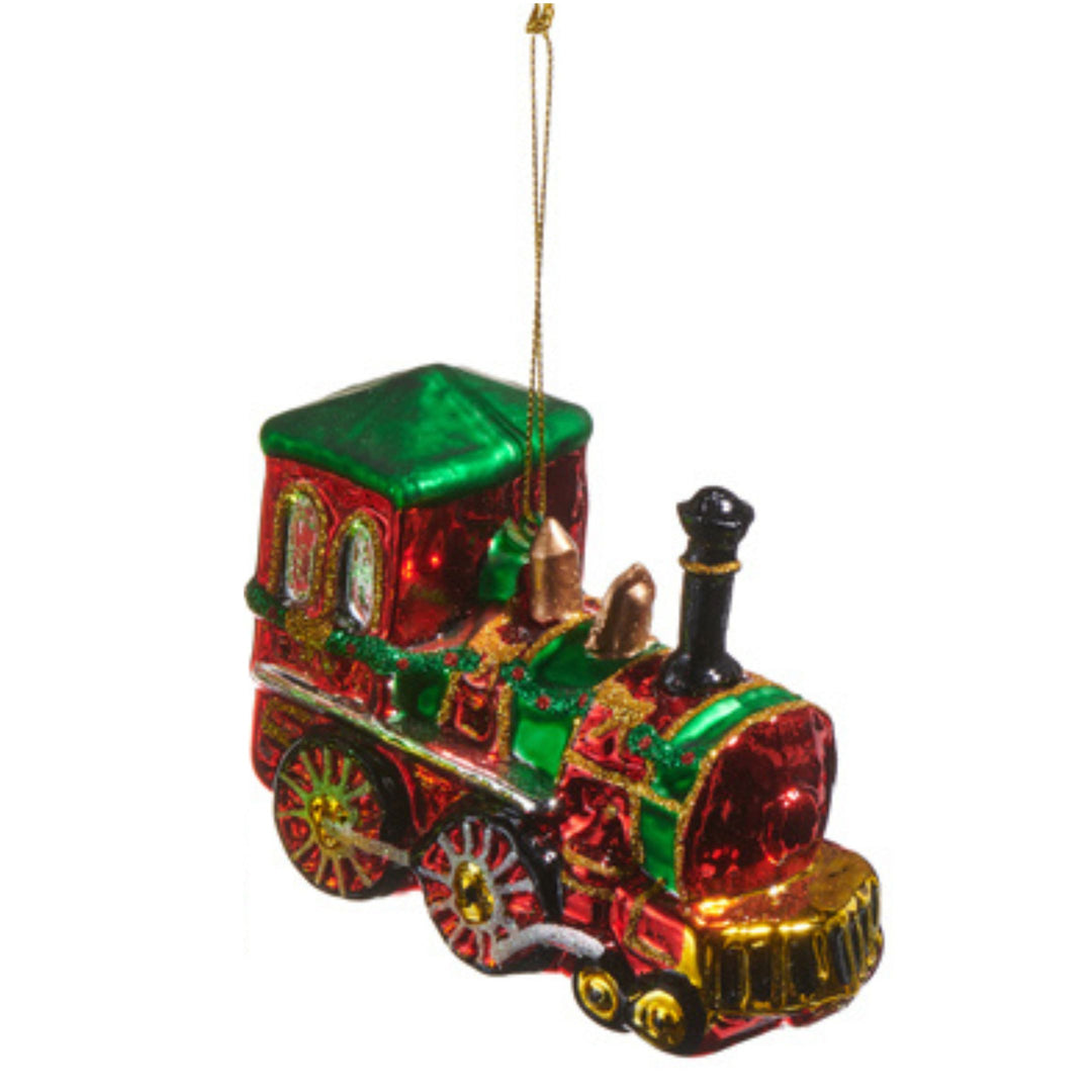 Train Ornaments Christmas Ornament RAZ Green 