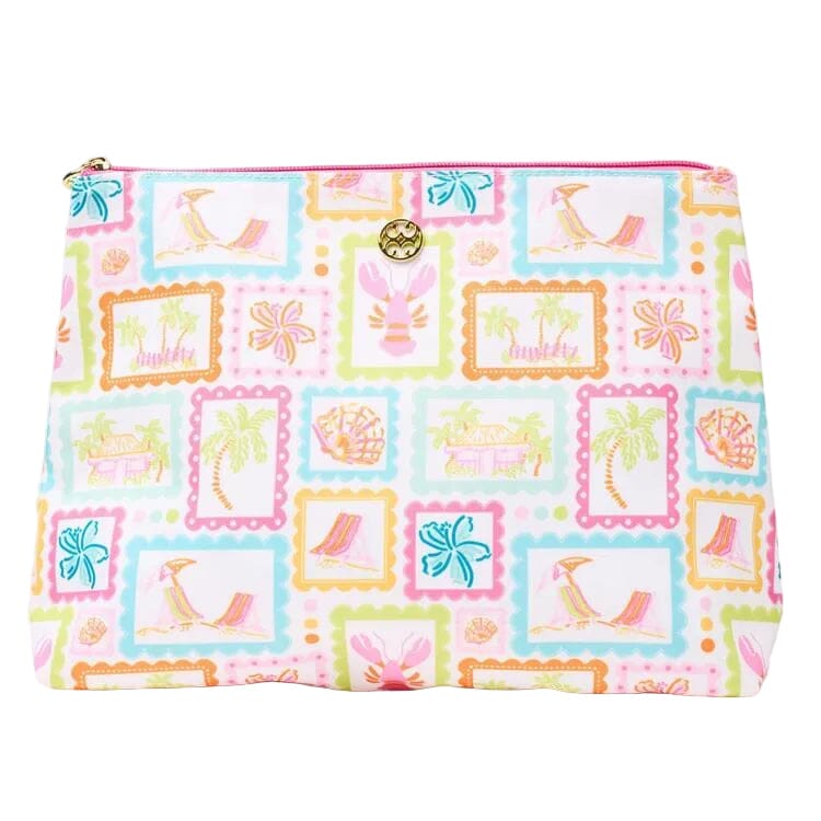 Travel Pouch - Happy Place Cosmetic/Accessories Bags Mary Square 
