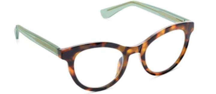 Tribeca Readers - Tortoise/Green Reading Glasses Peepers 