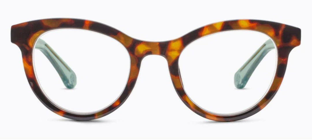 Tribeca Readers - Tortoise/Green Reading Glasses Peepers 