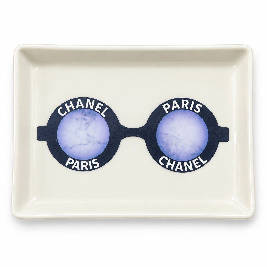 Trinket Tray - Glasses Decorative Tray Toss Design 