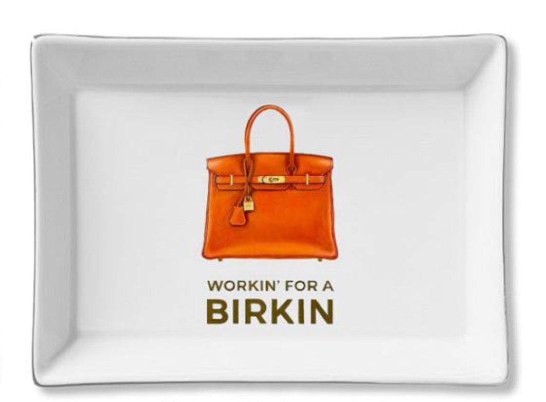 Trinket Tray-Workin Decorative Tray Toss Design 