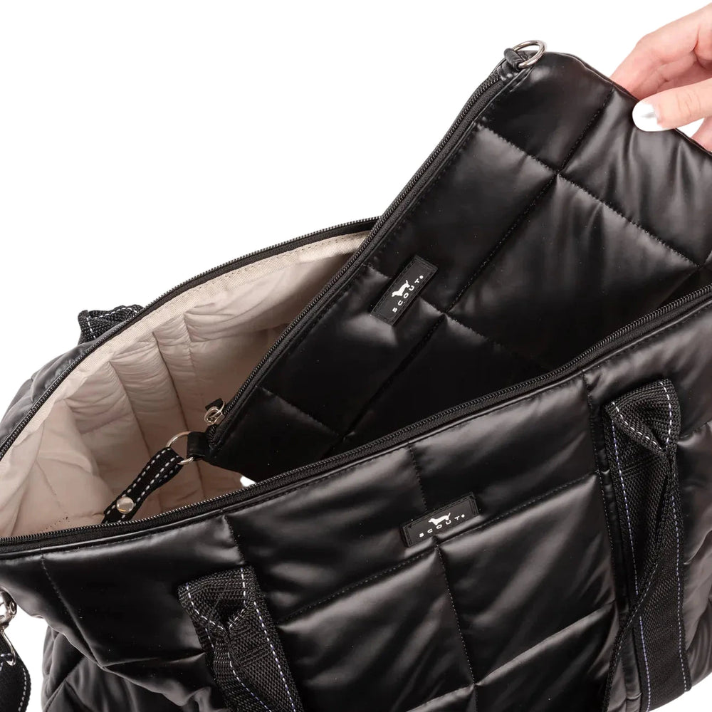 Triple Advisor Travel Bag - Black Box Quilted Tote Scout 