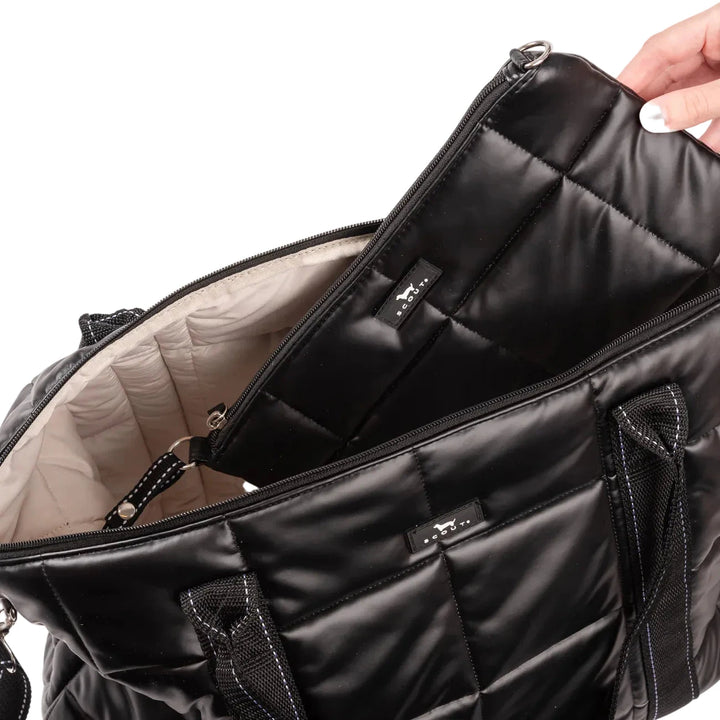 Triple Advisor Travel Bag - Black Box Quilted Tote Scout 