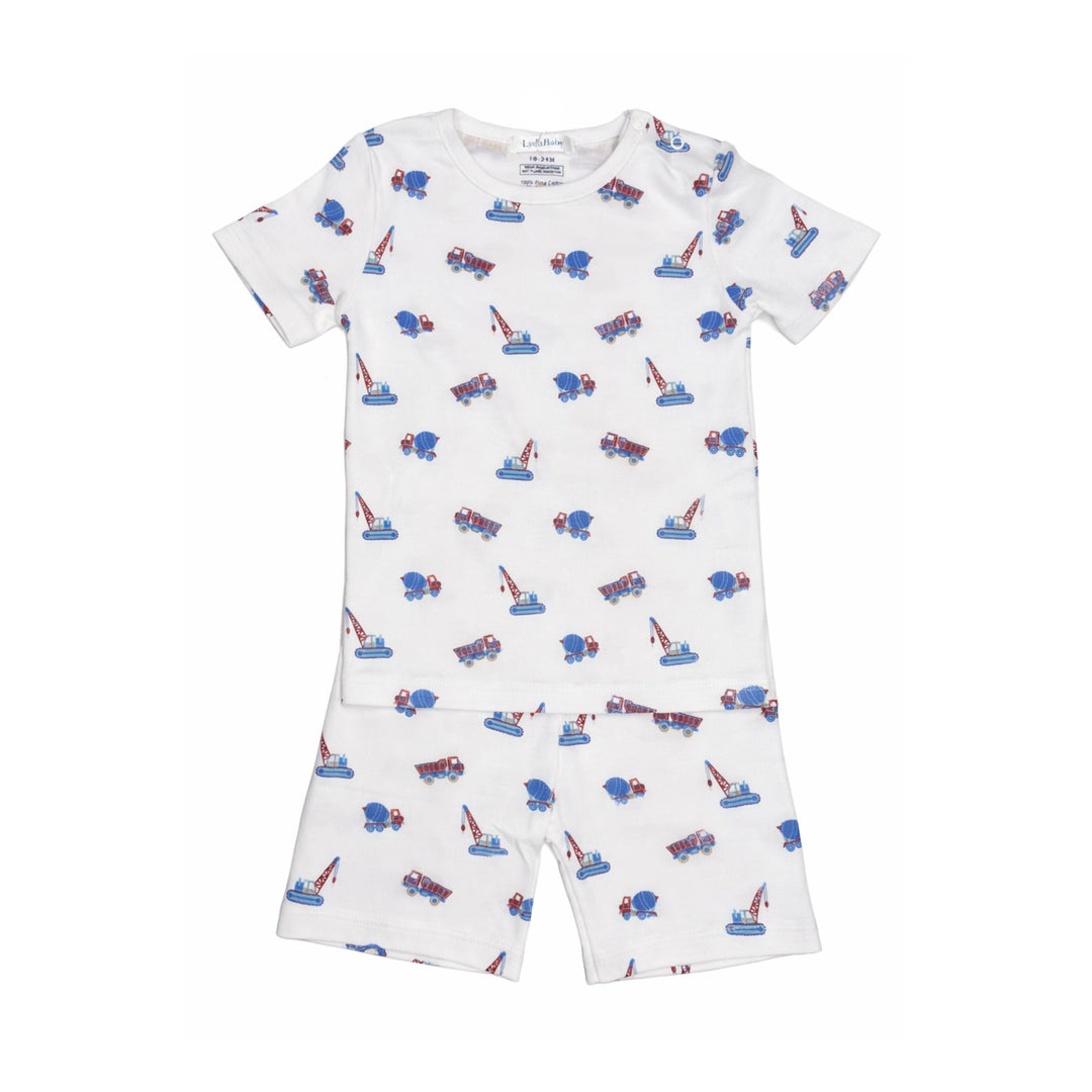 Truck Short Sleeve Pajamas Set Boy Pajamas Lyda Baby 