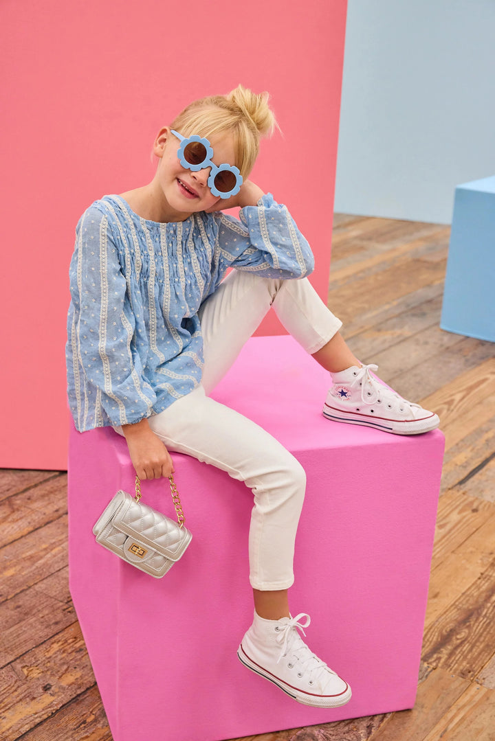 Twiggy Jeans - Ivory Denim Girl Pants Bisby 