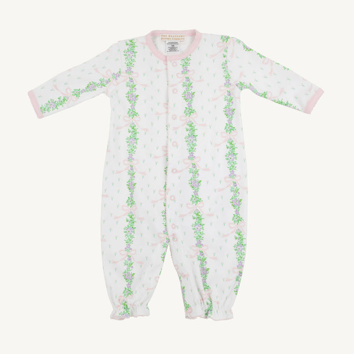 Twinkle Twinkle 2-In-1 - Fincastle Floral Baby Gown Beaufort Bonnet 