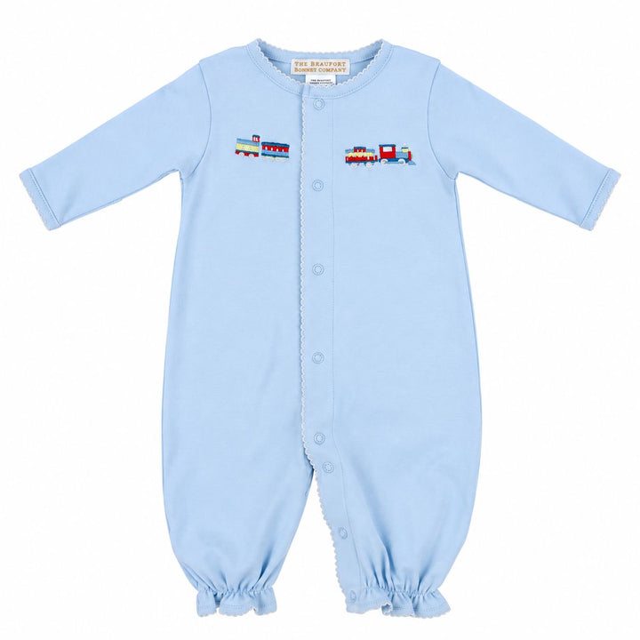 Twinkle Twinkle 2-In-1 - Trains Baby Gown Beaufort Bonnet 