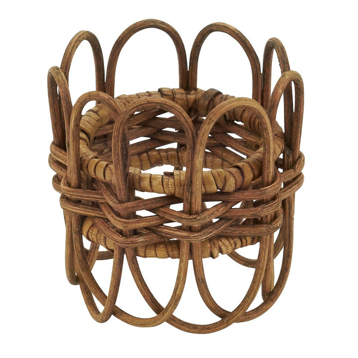 Twisted Rattan Napkin Ring Napkin Rings Saro 