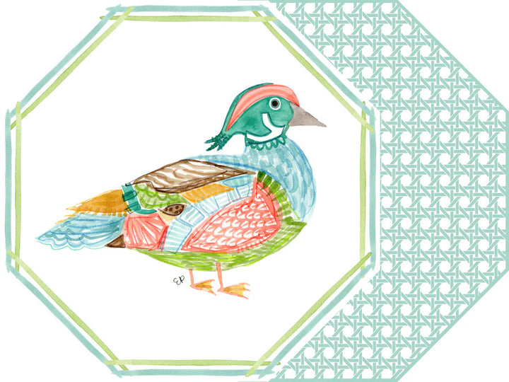 Two Sided Game Birds Placemats - Set of 4 Placemats Holly Stuart 