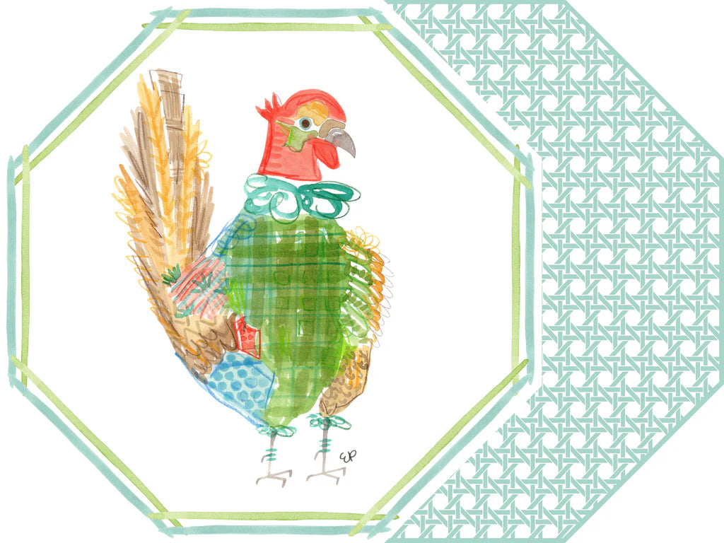 Two Sided Game Birds Placemats - Set of 4 Placemats Holly Stuart 