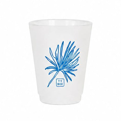 Tybee Island Palm Frosted Cups Shatterproof Cups Shoppe Tybee Island 