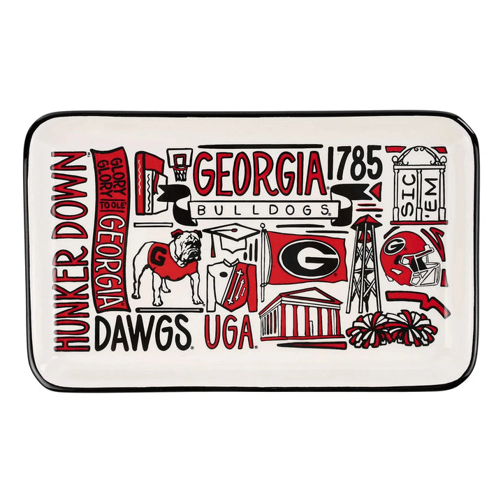 UGA Collage Trinket Tray Trinket Dish Glory Haus 