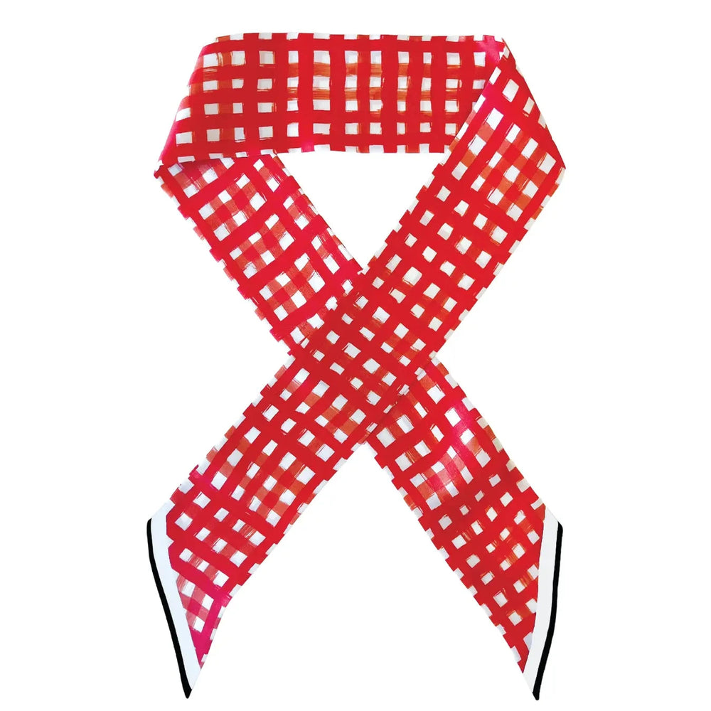 UGA Red Tailgate Twilly Scarf Dallis Foshee 