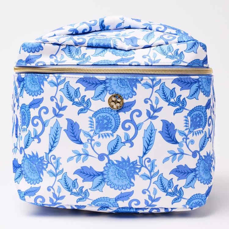 Ultraglam Train Case - Porcelain Vines Cosmetic/Accessories Bags Mary Square 