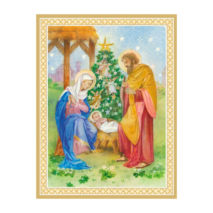 The Holy Family Classic Boxed Christmas Cards - 15 Count